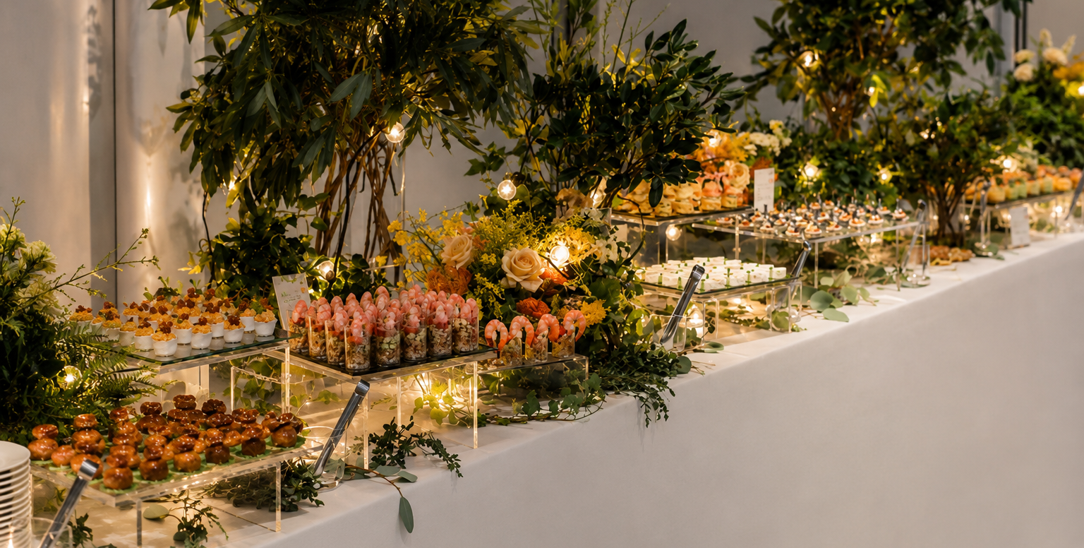 外燴盛宴 富邦美術館餐台