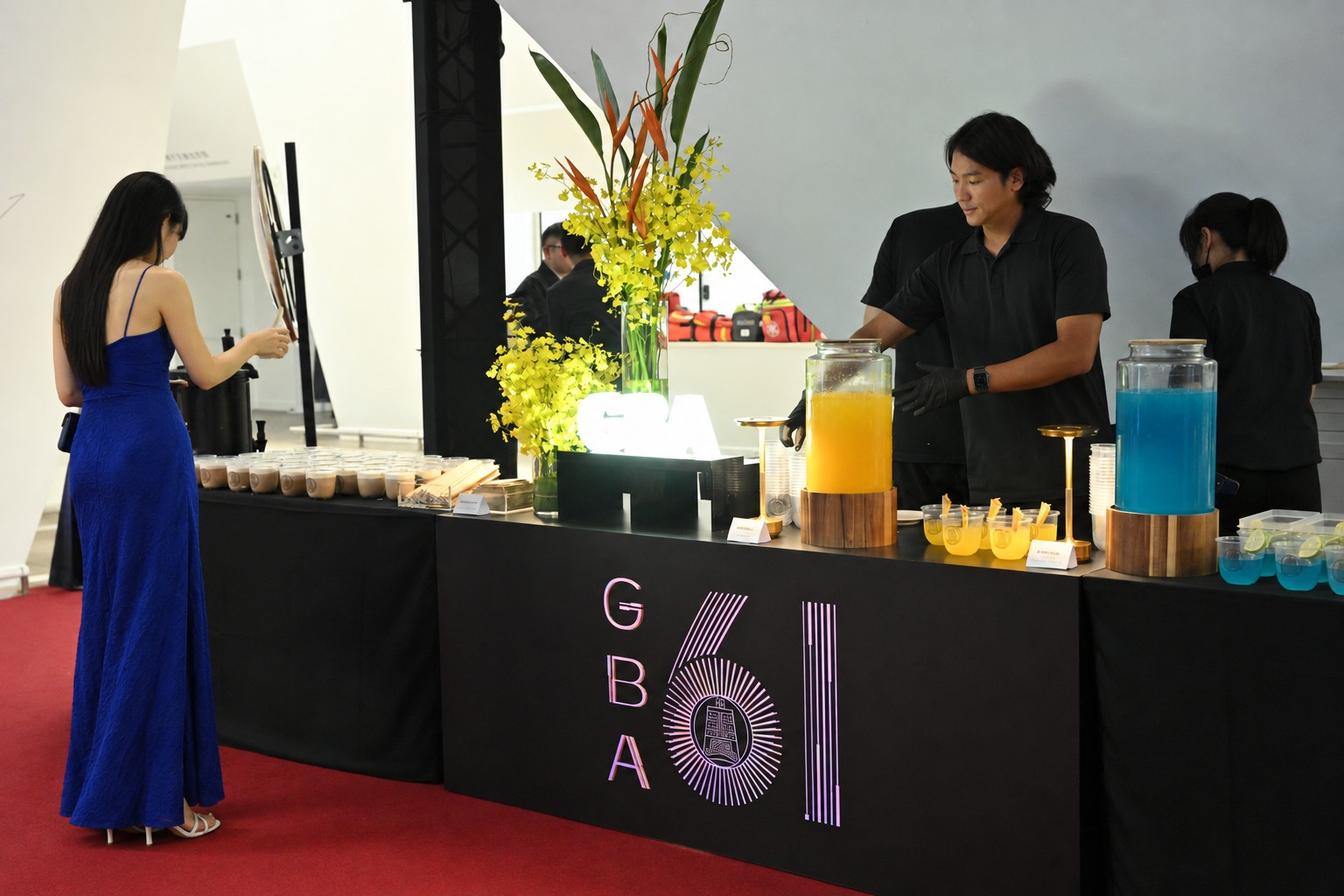 第61屆廣播金鐘獎木人艸客製化飲品 Bar 區與專業現場服務